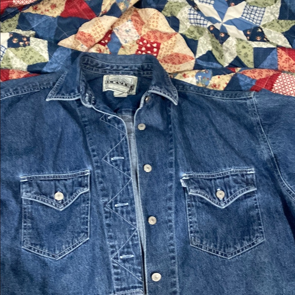 Levi's Classic Blue Denim Shirt